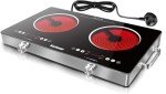 Karinear 2-Zone Electric Ceramic Hob with Timer