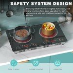 Noxton 30cm Double Electric Ceramic Hob with Timer