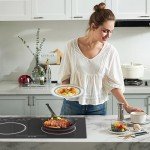 Noxton 30cm Double Electric Ceramic Hob with Timer