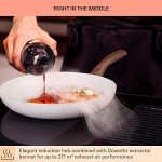 Klarstein 2-in-1 Induction Cooktop with Extractor Fan