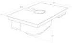 Elica Nikola Tesla Electric Induction Hob with Hood
