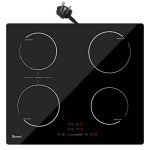 GlONlEN 60cm Plug-in Induction Hob, 4 Rings