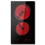 30cm 2 Zone Electric Ceramic Hob with Timer