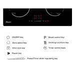 GlONlEN 60cm Plug-in Induction Hob, 4 Rings