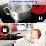 30cm 2 Zone Electric Ceramic Hob with Timer