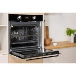 Indesit Aria Black Electric Fan Oven
