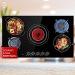 Klarstein 5-Burner Stainless Steel Gas Cooker
