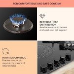 Klarstein 5-Burner Stainless Steel Gas Cooker