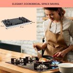 Klarstein 5-Burner Stainless Steel Gas Cooker