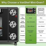 VonShef 30L Mini Electric Oven with Timer