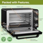 VonShef 30L Mini Electric Oven with Timer
