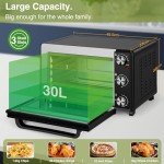 VonShef 30L Mini Electric Oven with Timer
