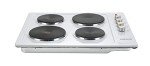 Cookology 60cm White Electric Hotplate Cooktop
