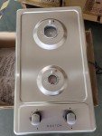 Noxton 2-Burner Built-in Gas Hob, Stainless Steel
