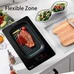 GIONIEN 30cm Double Induction Hob with Flex Zones