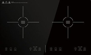 Panana 60cm Black Glass Induction Hob with Touch Control