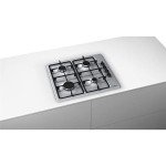 Bosch 60cm Stainless Steel Gas Hob, Serie 2