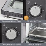 Quest 35409 9L Compact Mini Oven, Black