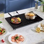 Panana 60cm Black Glass Induction Hob with Touch Control