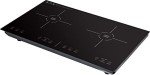Panana 60cm Black Glass Induction Hob with Touch Control