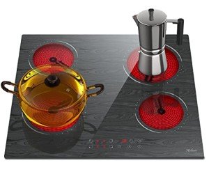 60cm 4-Zone Ceramic Touch Control Electric Hob