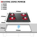 60cm 4-Zone Ceramic Touch Control Electric Hob