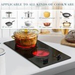 Hobsir 30cm Built-in 2 Burner Ceramic Hob