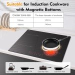 Deliteer 4 Ring Induction Electric Hob 2800W
