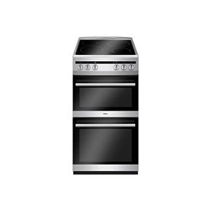 Amica 50cm Electric Double Cavity Cooker - Silver
