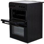 Amica 60cm Double Oven Electric Cooker - Black