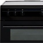 Amica 60cm Double Oven Electric Cooker - Black