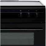 Amica 60cm Double Oven Electric Cooker - Black