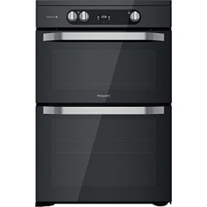 Hotpoint 60cm Double Oven Induction Cooker - Black