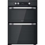 Hotpoint 60cm Double Oven Induction Cooker - Black
