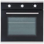SIA 60cm Black Electric Oven & 70cm Gas Hob