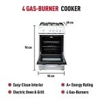 Haden 50cm White Freestanding Gas Cooker