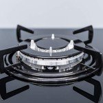 SIA 60cm Black Electric Oven & 70cm Gas Hob