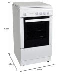 Statesman 50cm Gas Cooker with Integrated Grill