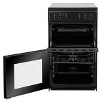 Hotpoint 50cm Double Electric Cooker - Black