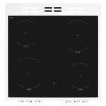 Beko 60cm Double Oven Ceramic Cooker in White