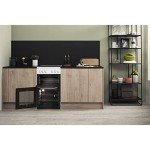 50CM White Electric Double Freestanding Cooker