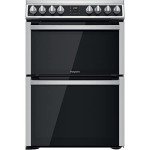 Hotpoint 60cm Double Fan Electric Cooker - Stainless Steel
