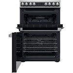 Hotpoint 60cm Double Fan Electric Cooker - Stainless Steel