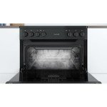 60cm Black Double Oven Electric Cooker
