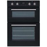SIA AMZDO102 60cm Black Built-In Double Oven