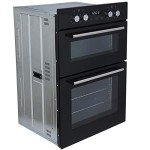SIA AMZDO102 60cm Black Built-In Double Oven