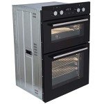SIA AMZDO102 60cm Black Built-In Double Oven