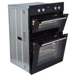 SIA AMZDO102 60cm Black Built-In Double Oven