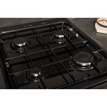 Hotpoint 50cm Black Double Cavity Gas Cooker