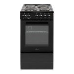 Willow 50cm Electric Cooker with 4 Zone Hob